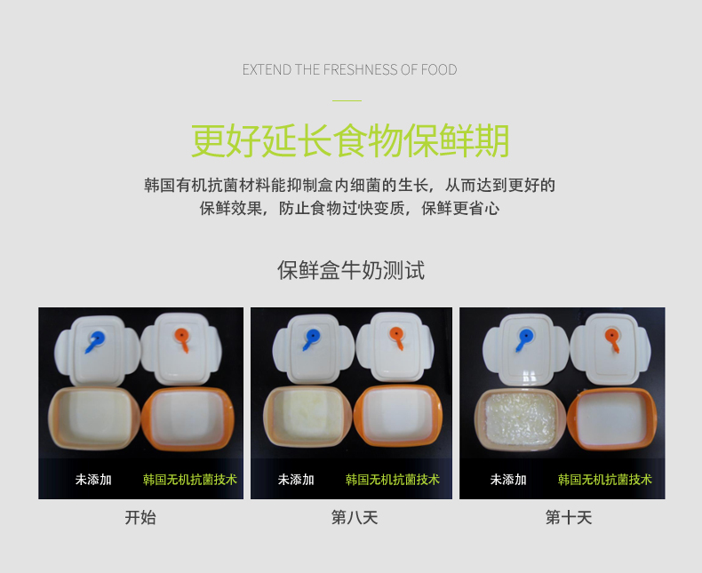 抗菌易洁保鲜盒